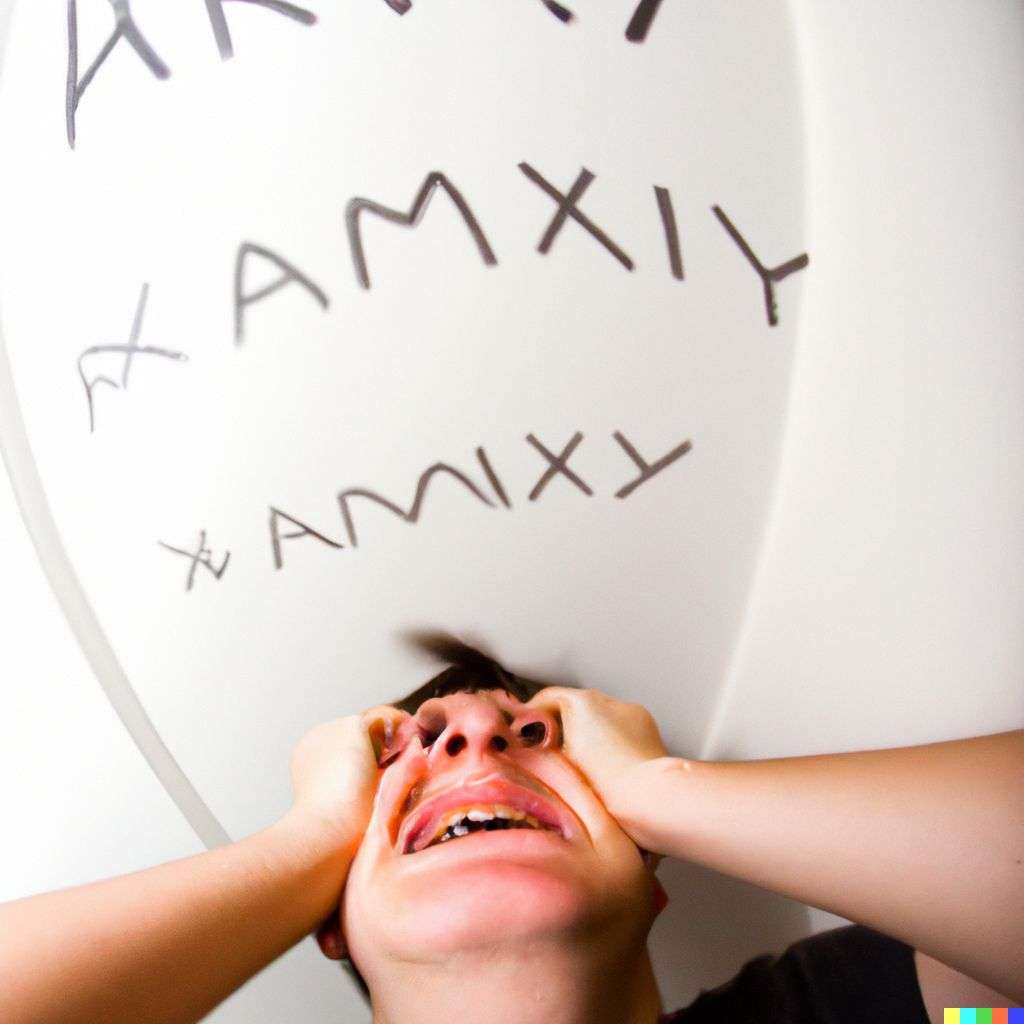 a representation of anxiety, photograph taken with a fisheye lens, 10mm